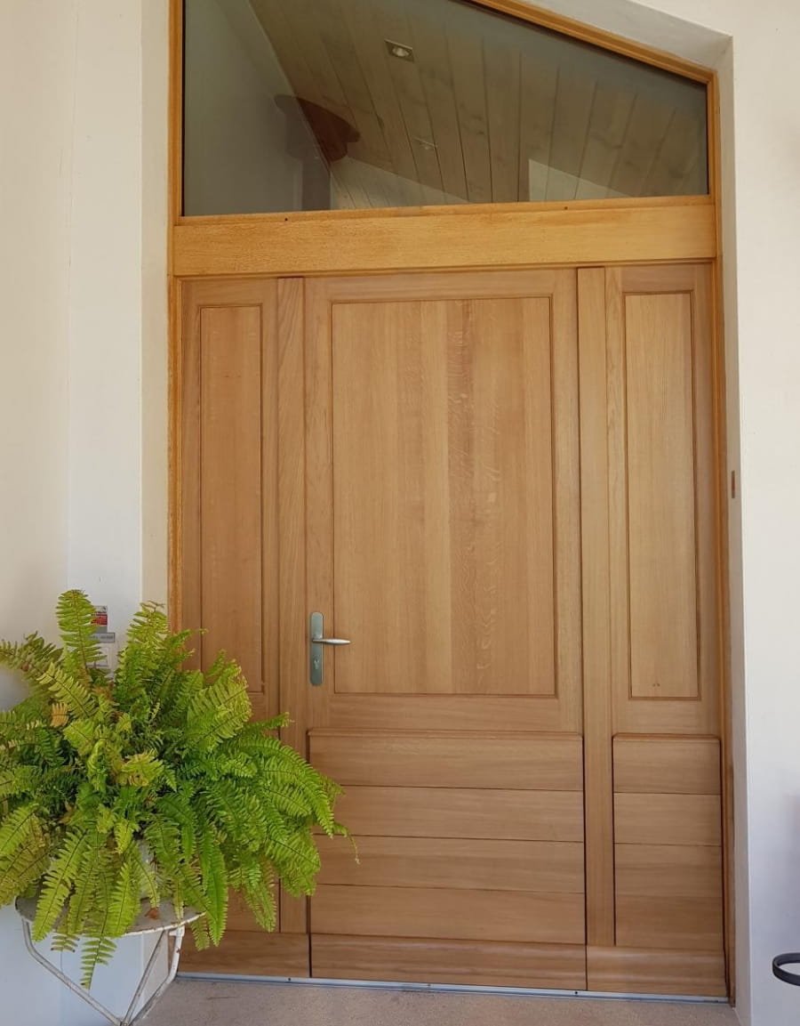 Porte bois moderne et durable